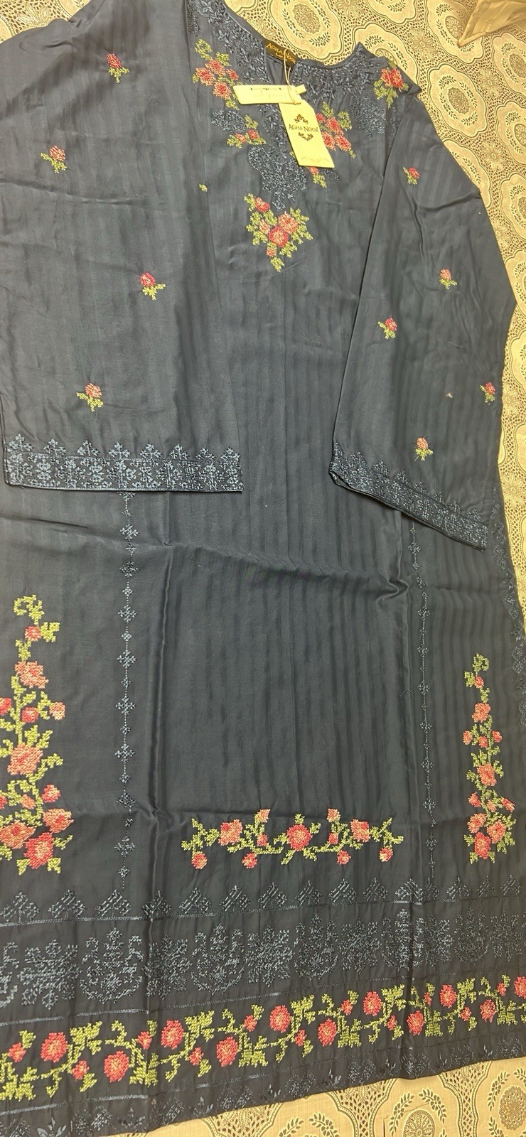 Agha Noor Original Cotton Kurta ONLY,Size XL