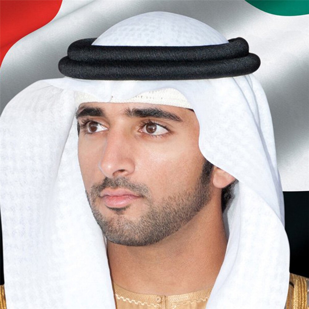 Saudi Arabia Men Black Hair Band Men Headband With Tassel Scarf Dubai Headwear