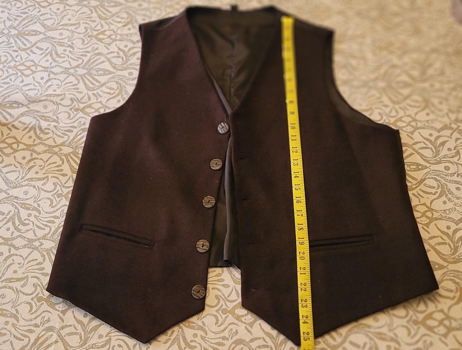 Men’s Chocolate Brown Daywear Kilt Jacket & Vest Set