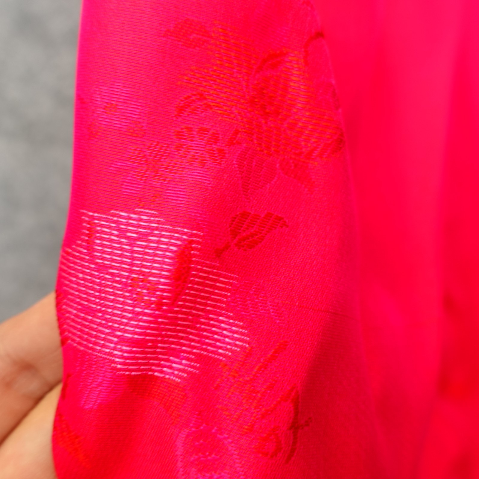 Korean Traditional Hanbok Dress Set Womens S L Pink Chima Yellow Embroidered OS