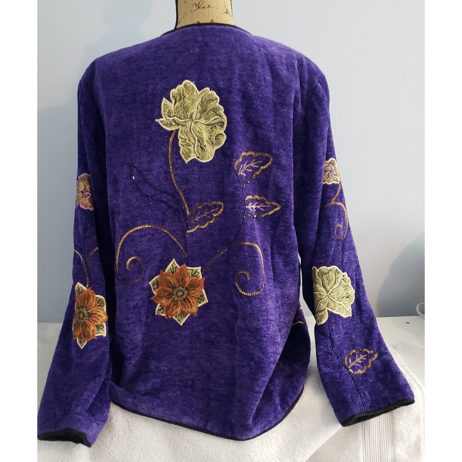 Indigo Moon Womans Jacket/ Blazer Size Large