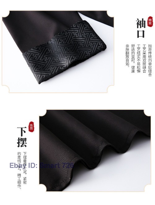 Traditional Hanfu LongRobes Gown Chinese Clothing Men Cheongsams Wedding Dress