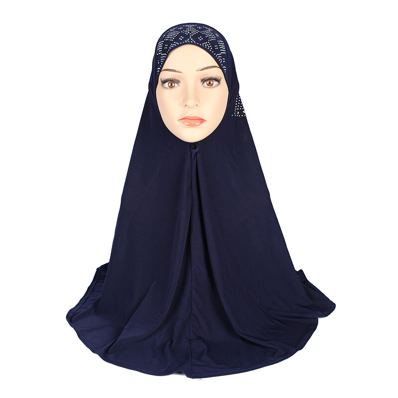 One Piece Amira Hijab Muslim Women Turban Wrap Shawls Headscarf Cover Islamic