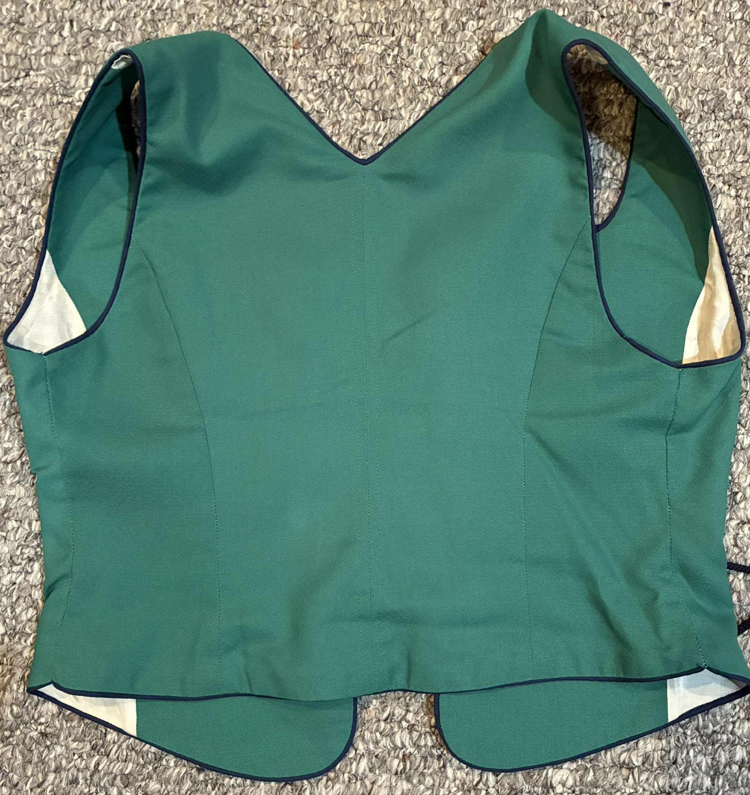 Traditional Oktoberfest Ladies Vest TEAL GREEN