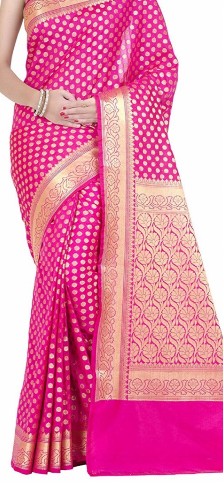 banarasi katan silk saree