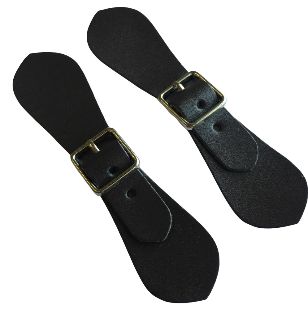 1 Pair BROWN Kilt Straps Imitation Leather with Alloy Buckle – 2cm Extender