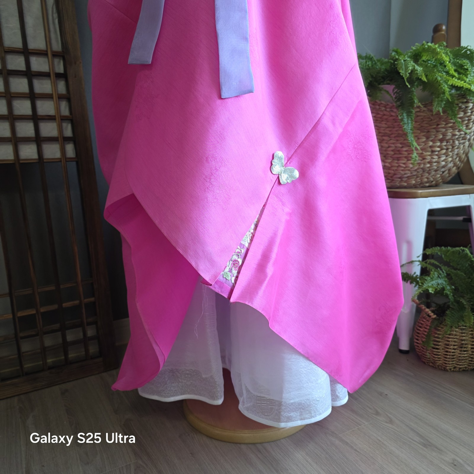 Korean Couple Hanbok Set Wedding Ceremony Silk Embroidered Excellent Condition