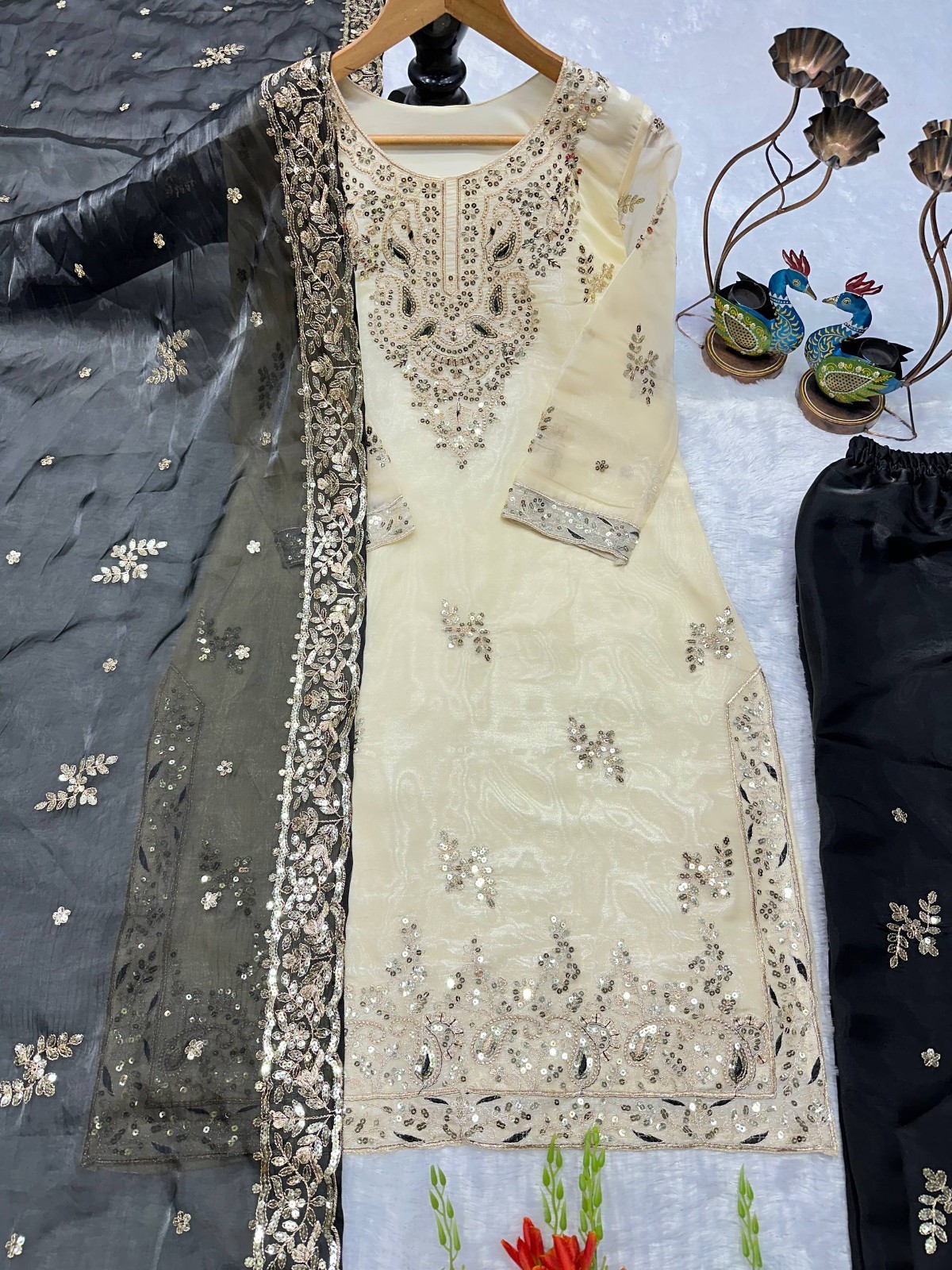Pakistani Top Salwar Kameez Ready made 3 Piece Suits Bollywood Wedding Party