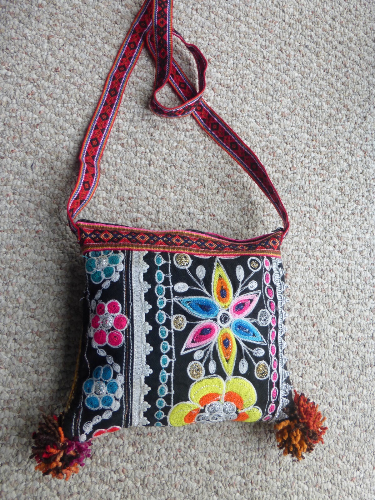 Peruvian Andean Shaman Ceremonial CHUSPA – Shoulder Bag