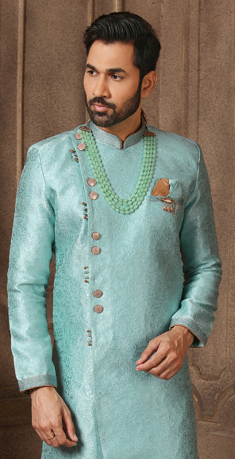 Indian Mens Wedding Wear Designer Traditional Bollywood Wear Semi Indo Western