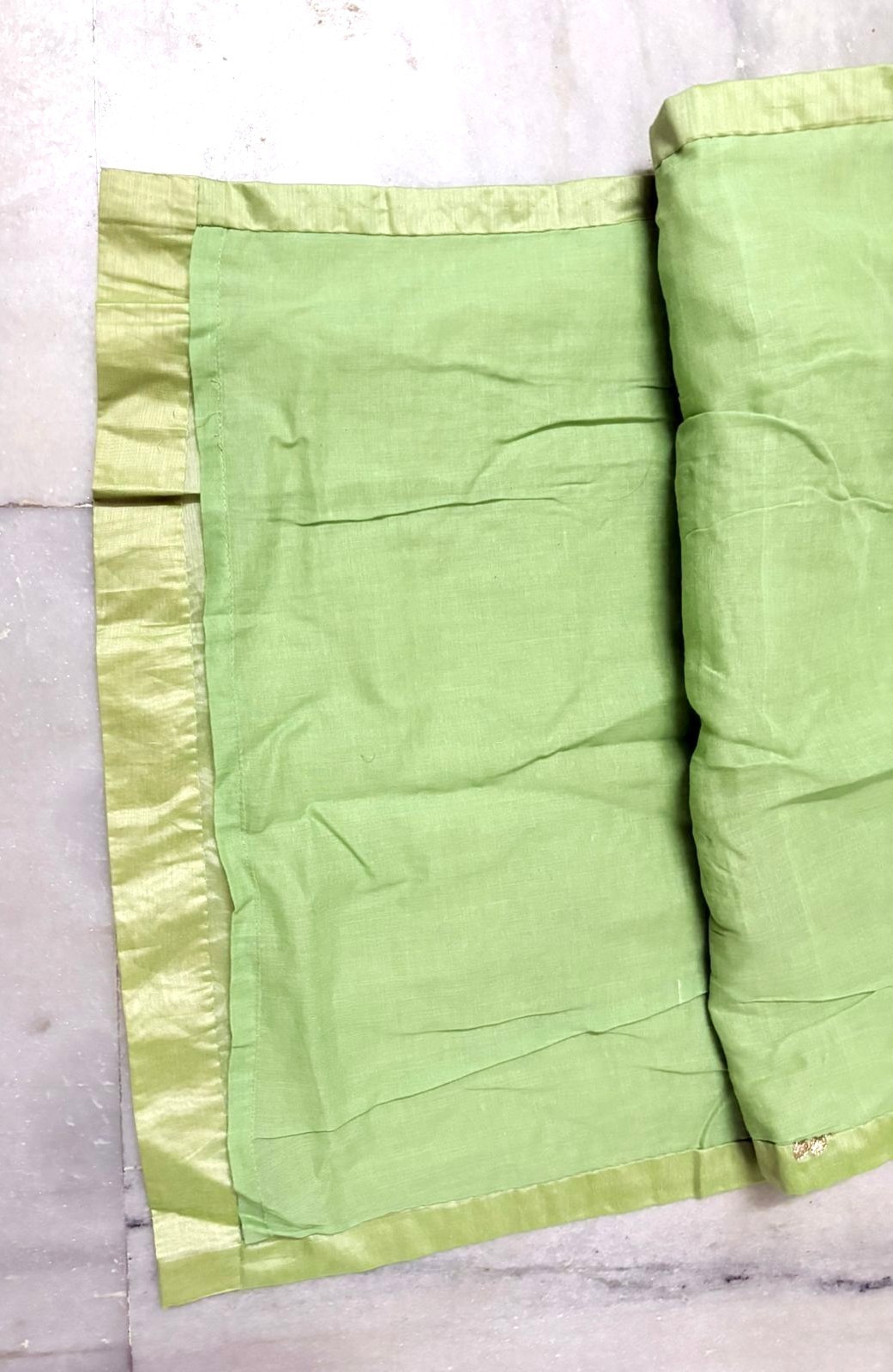 Vintage Sari Indian Women Wrap Dress Sewing Used Embroidered Fabric Cotton Saree