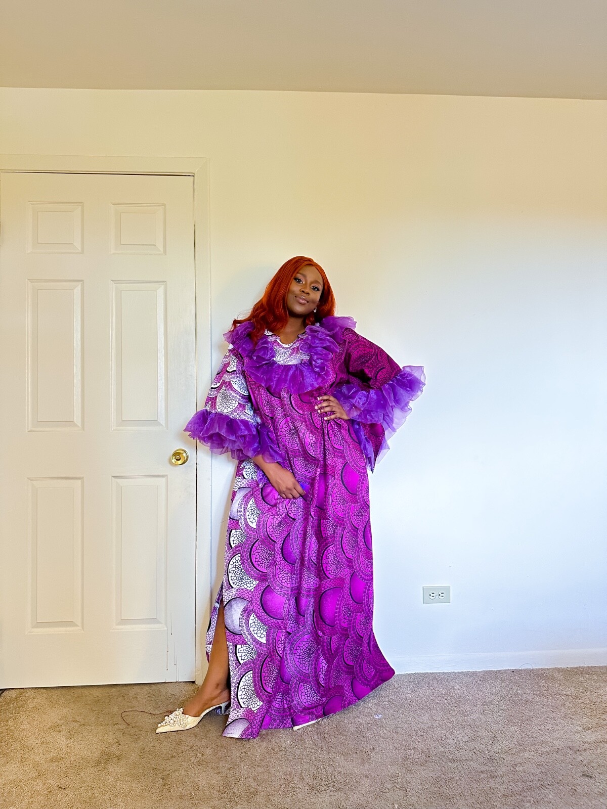 Boubou kaftan Dress Rich African Maxi Dashiki Clothing Free Size