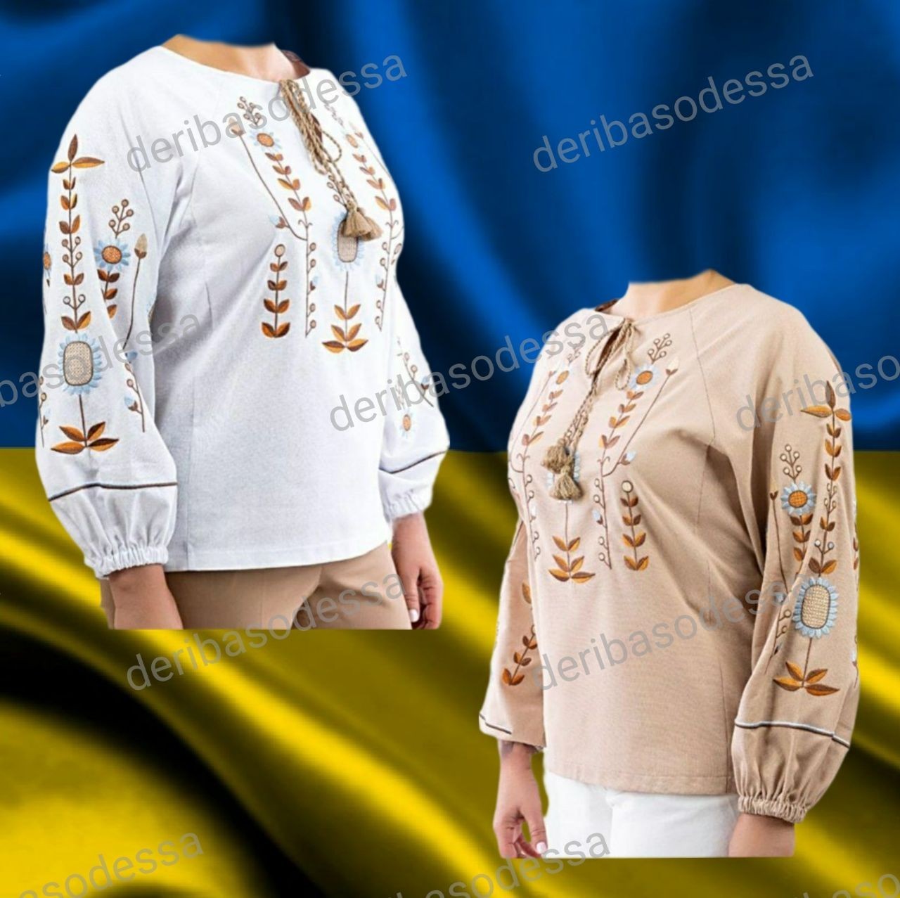 Traditional Ukrainian embroidered shirt, blouse Vyshyvanka S,M,L,XL,2XL,3XL,4XL