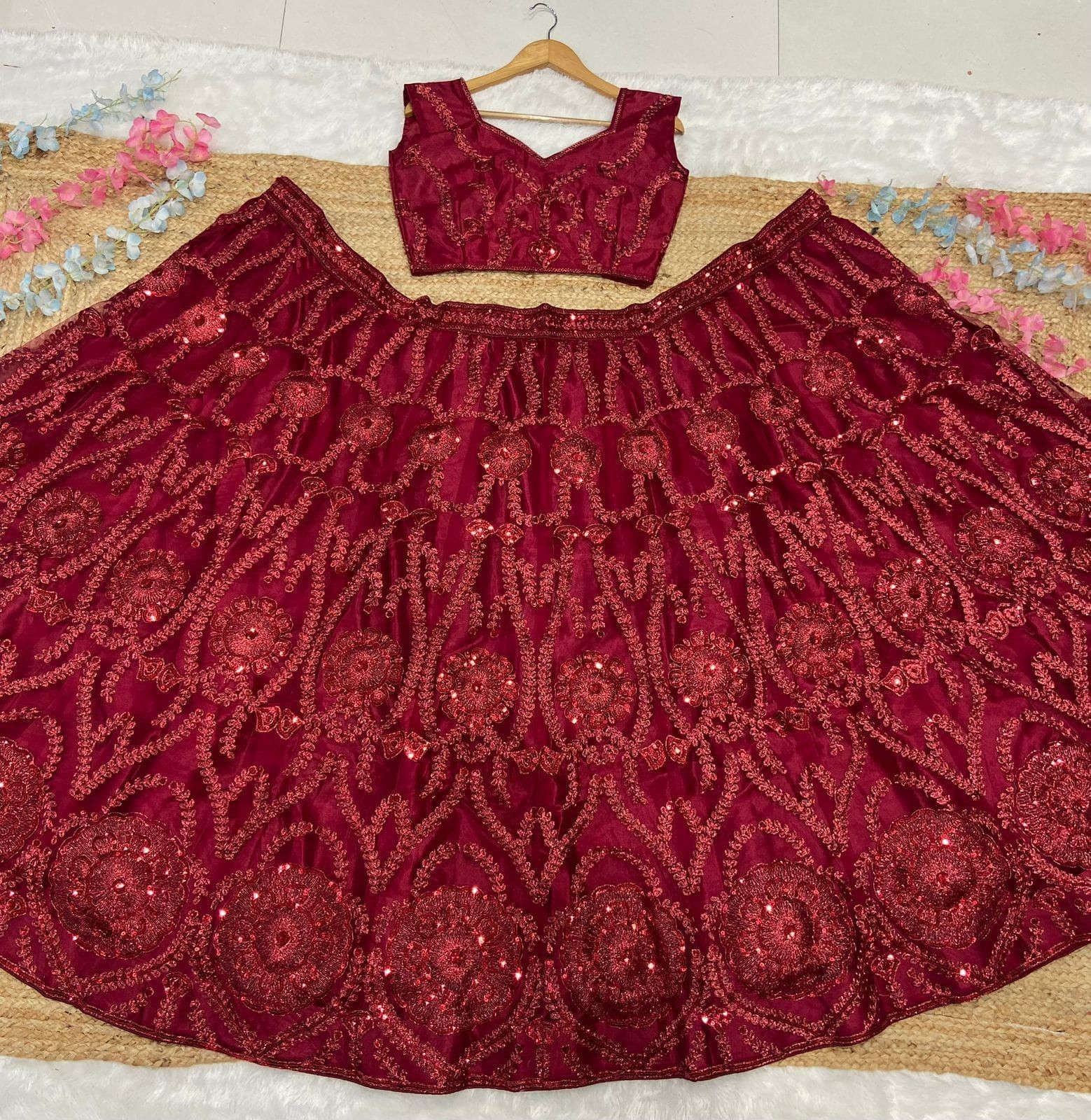 LEHENGA CHOLI INDIAN BOLLYWOOD WEDDING PARTY PAKISTANI WEAR READYMADE
