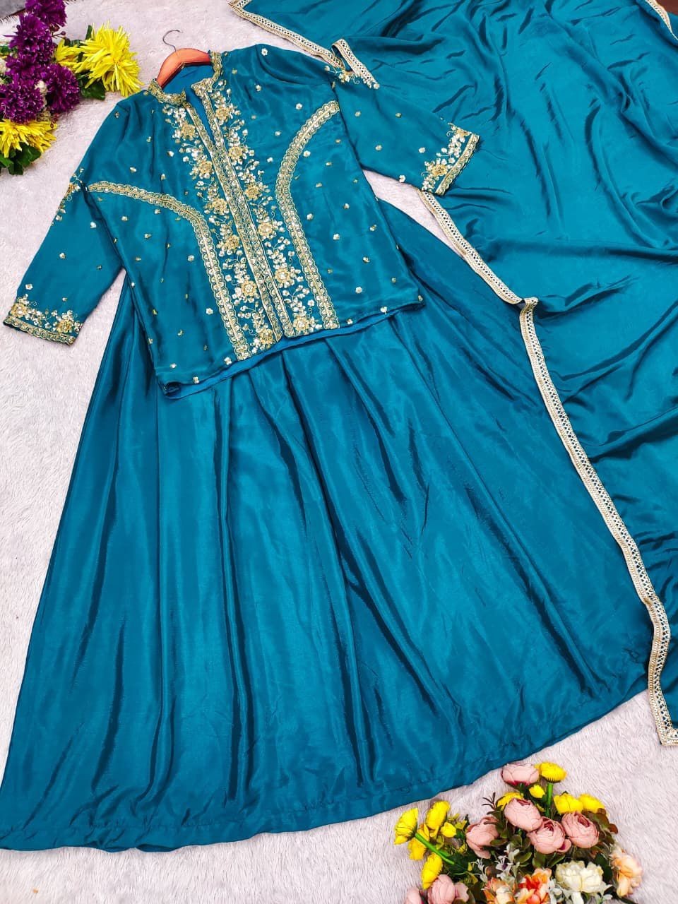 INDOWESTERN INDIAN BOLLYWOOD WEDDING PARTY PAKISTANI WEAR READYMADE
