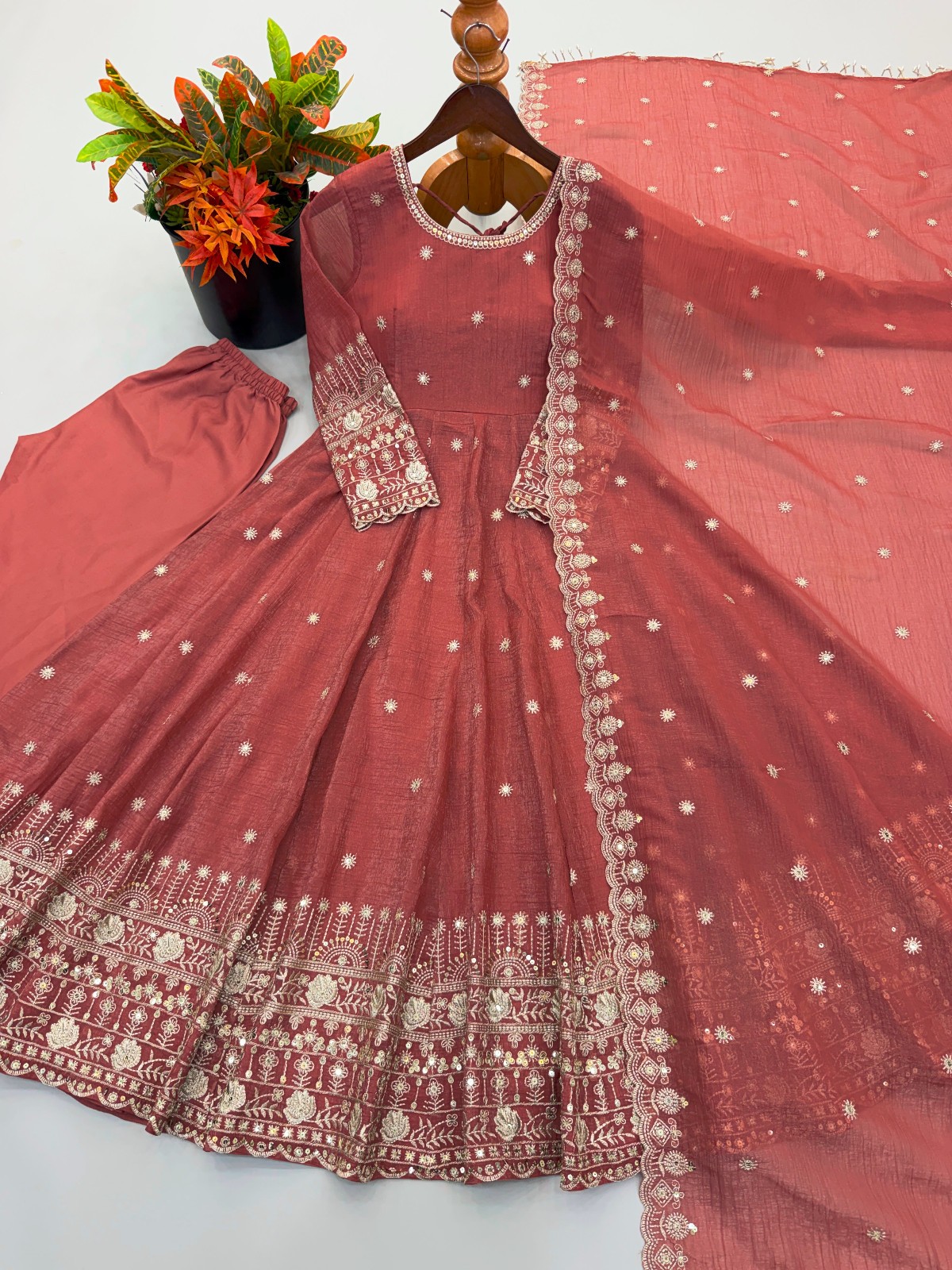 Gown Pakistani Suits Salwar Kameez Ready To Wear Dress Wedding Bollywood Party