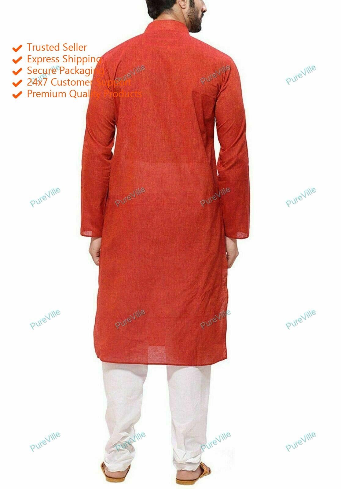 Mens Kurta Traditional Kurta New Wear Mens Kurta Handmade Cotton Fancy Kurta