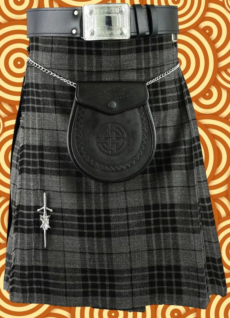 Men’s Scottish Highland Traditional 6-yard TARTAN KILT Sizes ” 30 to 52 “