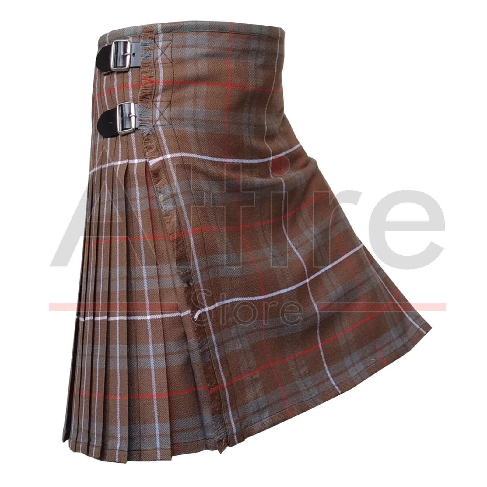 Scottish Handmade Traditional Fraser Weathered Tartan Kilt – Clan Fraser Kilt