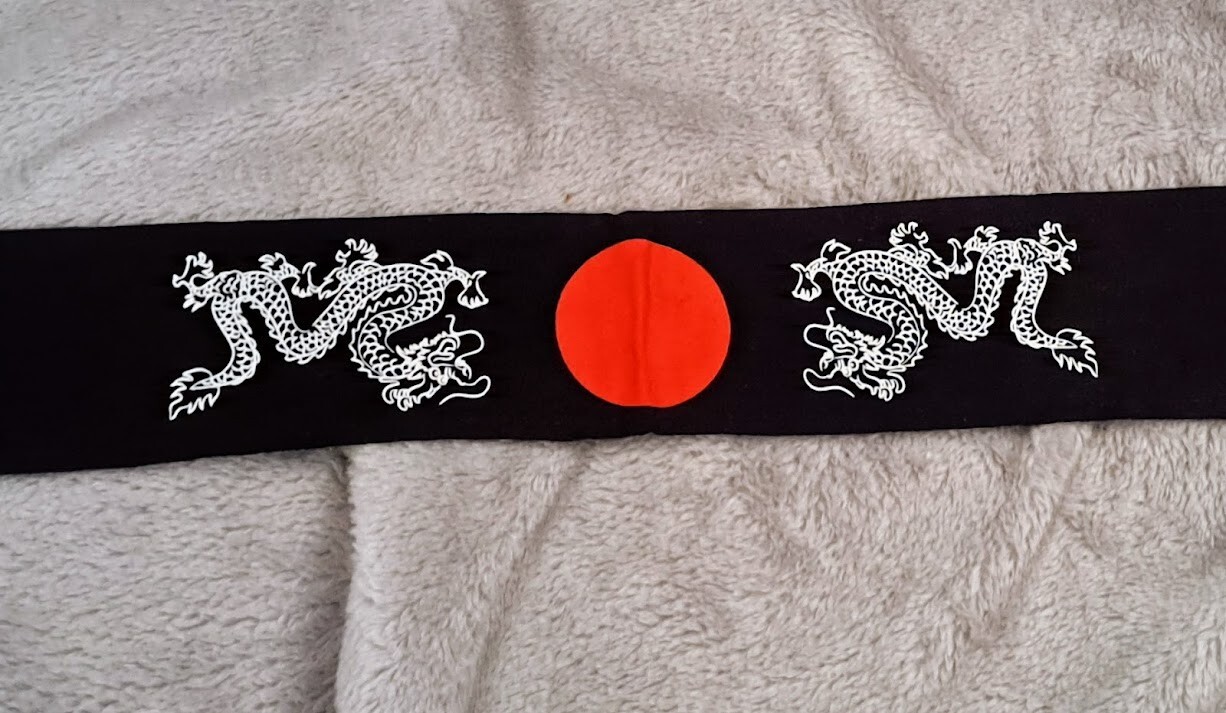Japanese Samurai Headband Sushi Chef Headscarf Martial Arts Accessory NEW