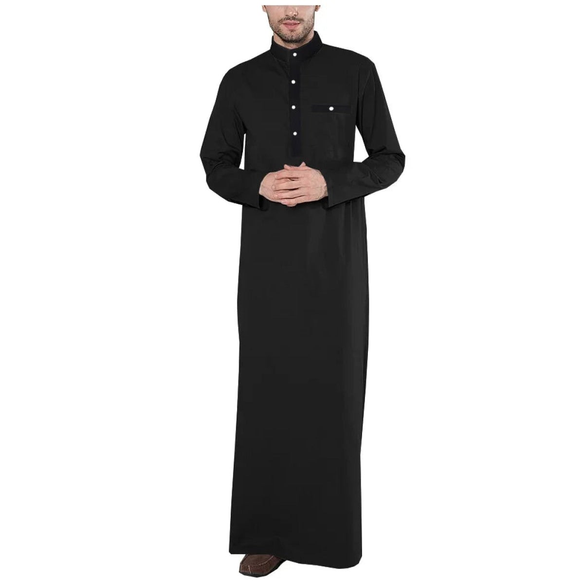 Men’s Cotton Jubba Thobe – Tailored Elegance for All Seasons M250207
