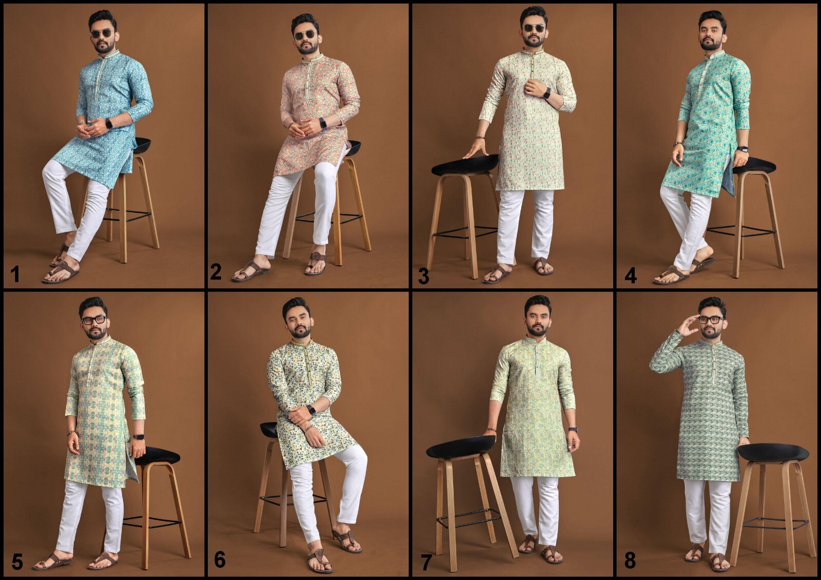 Designer Men Rayon Traditional Kurta Pyjama, Men Weeding Wear Kurta-SP-C