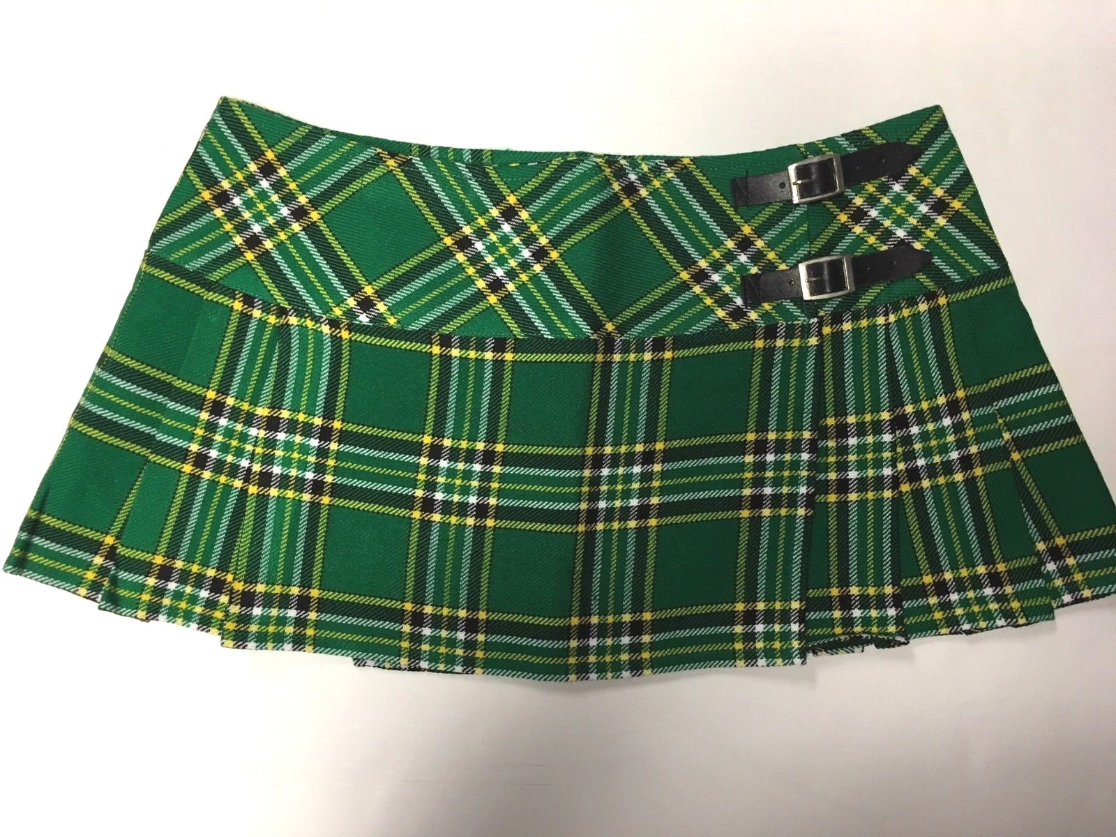 Irish Heritage St Patricks Billie ULTRA MINI Skirt Waist Sizes 32, 36 DEFECT