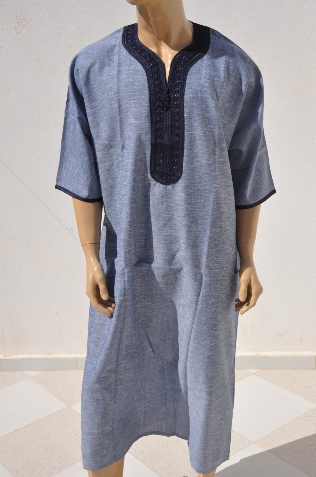 Kaftan for men , Moroccan kaftan , Gandoura for men , Long Dress for Men