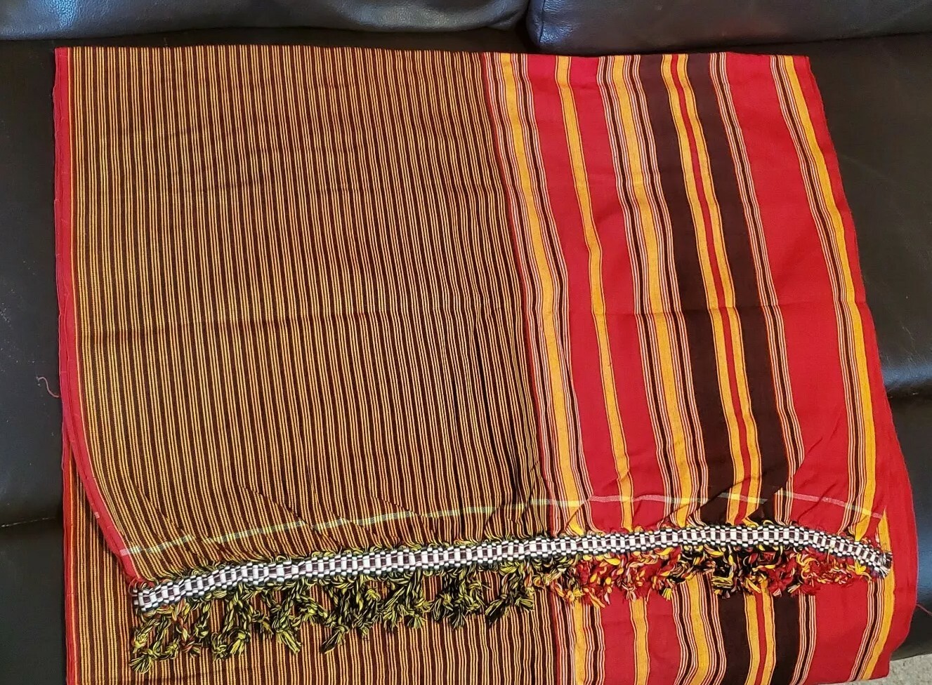 Kikooyi Bikooyi Kikoyi Bikoyi BLACK_BROWN African Traditional Fabric