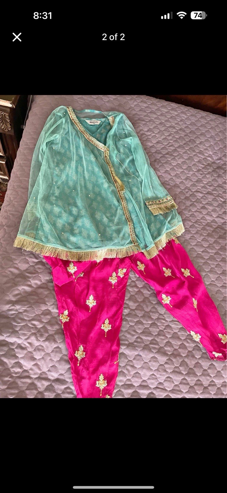 Maria B Girls’ Suit Size 8-10