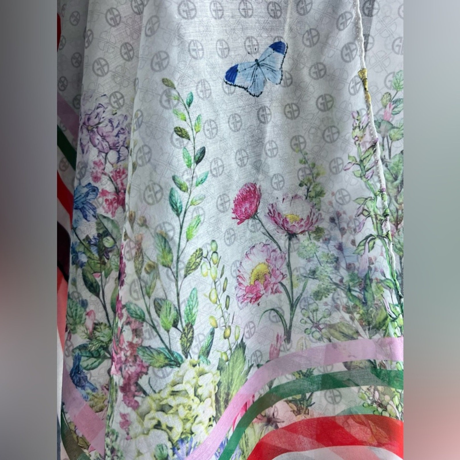 NWOT Giani Bernini Women’s Signature Logo Button-Front Kimono Cover Up