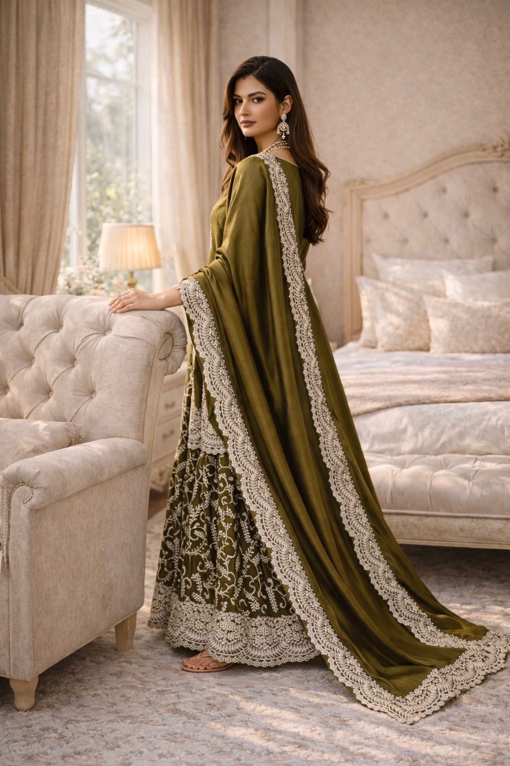 SHARARA PLAZOO SUIT PARTY WEAR PAKISTANI WEDDING SALWAR KAMEEZ PALAZOO SUIT