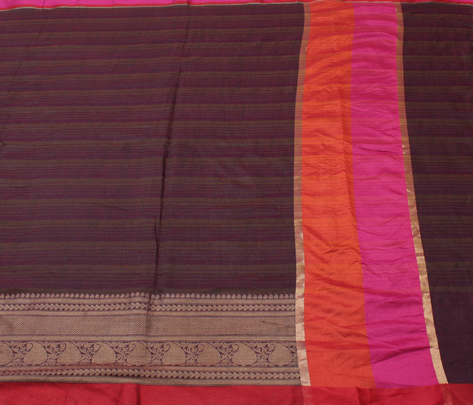 Sushila Vintage Indian Saree Blend Silk 5 Yard Sari Decor Craft Fabric