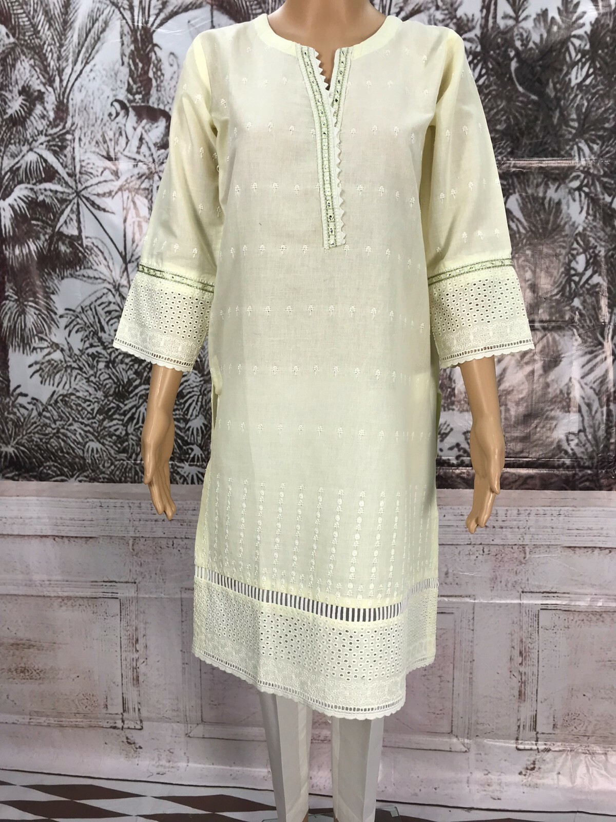 TAWAKKAL CHIKAN KURTI READY TO WEAR