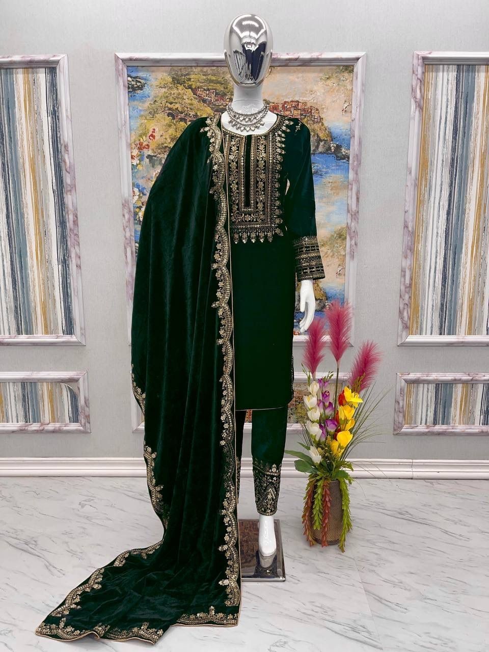 Party Wear Pakistani Salwar Kameez Indian Bollywood Designer Ethnic Salwar Suit