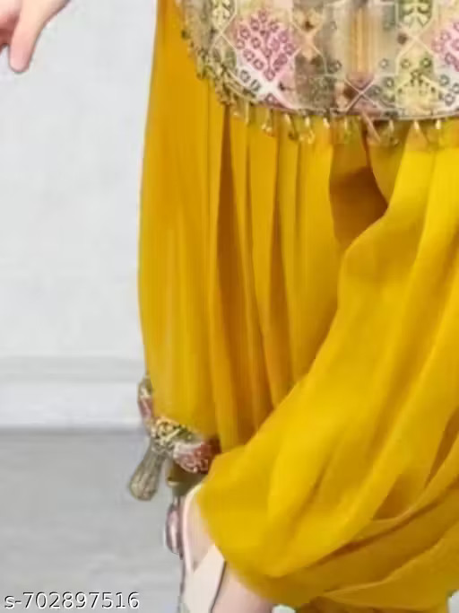 Girls Kurti & Balloon Pant With Dupatta Set / Kids kurti set For festival Diwali