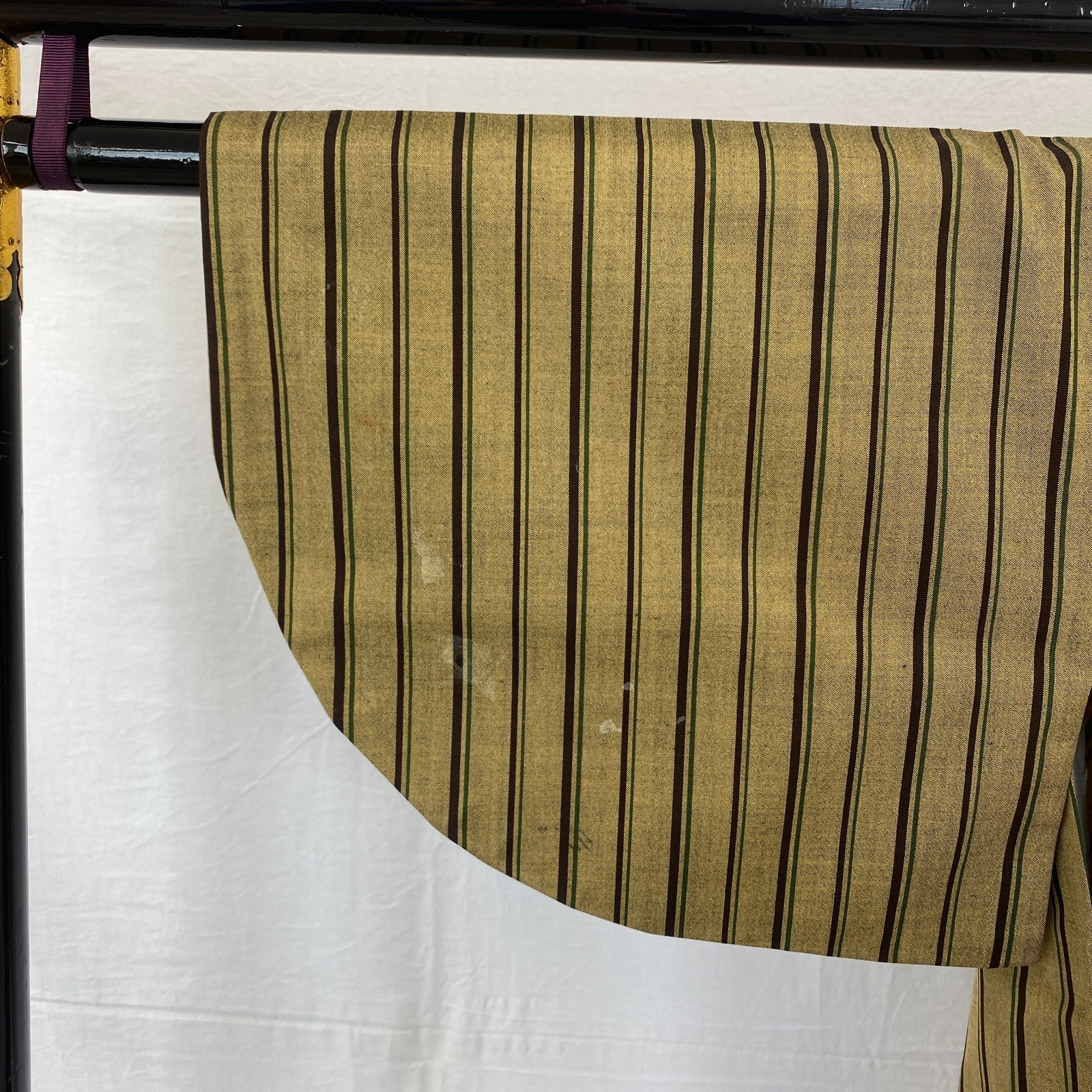 Japanese Vintage Kimono Haori Jacket Cotton Brown Traditional Authentic 29 in