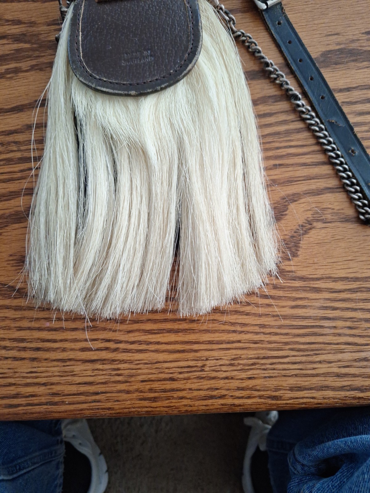 Genuine Horsehair Scottish Dress Sporran