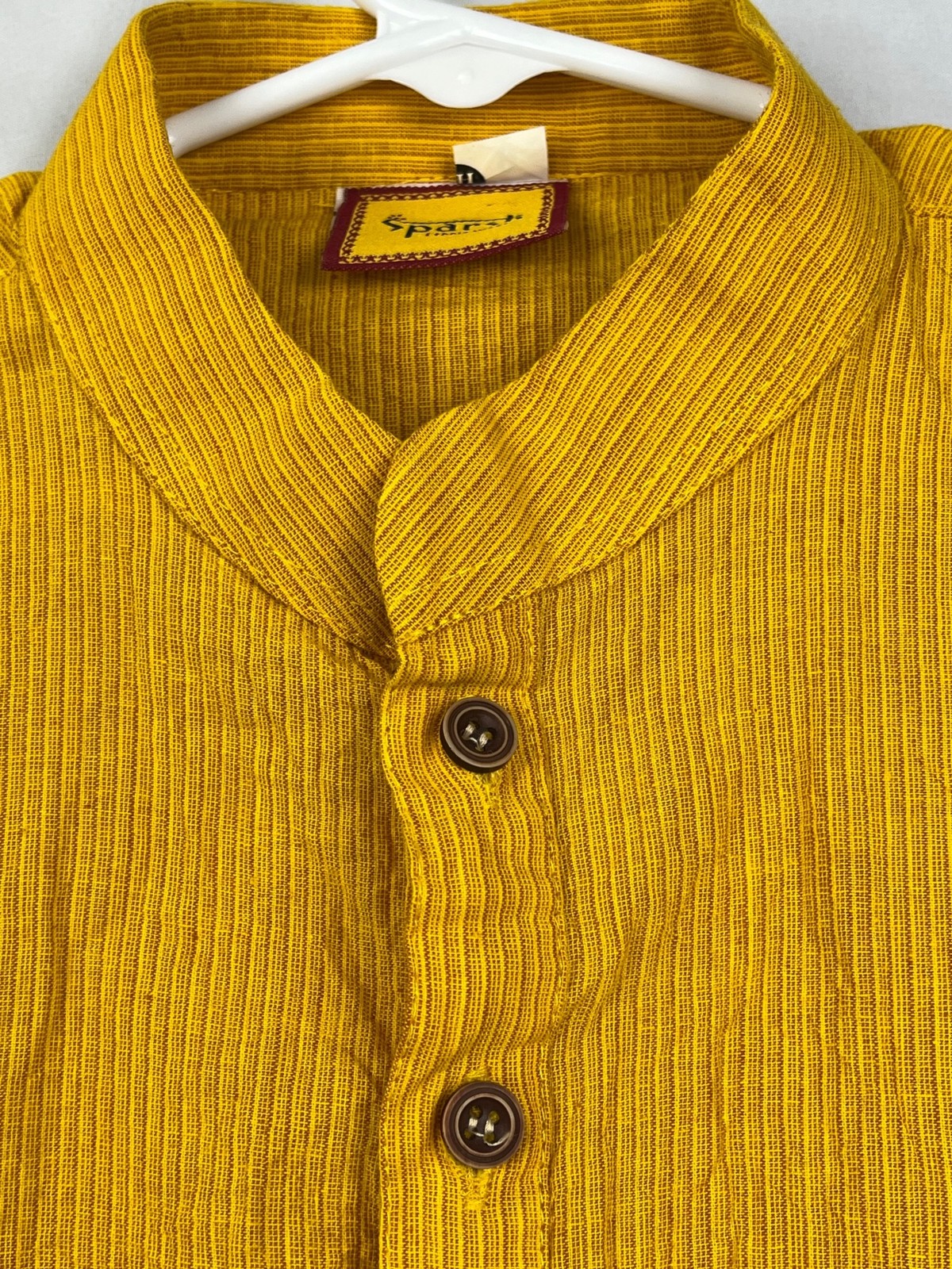 Sparsh Ethnic Wear Boys Mustard Kurta Tunic Long Sleeve Pocket India