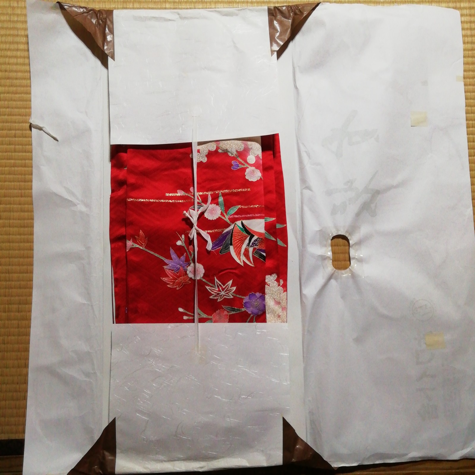 Japanese Kimono For children 30 years ago 300,000 yen Vintage 50.39inch Kids JPN