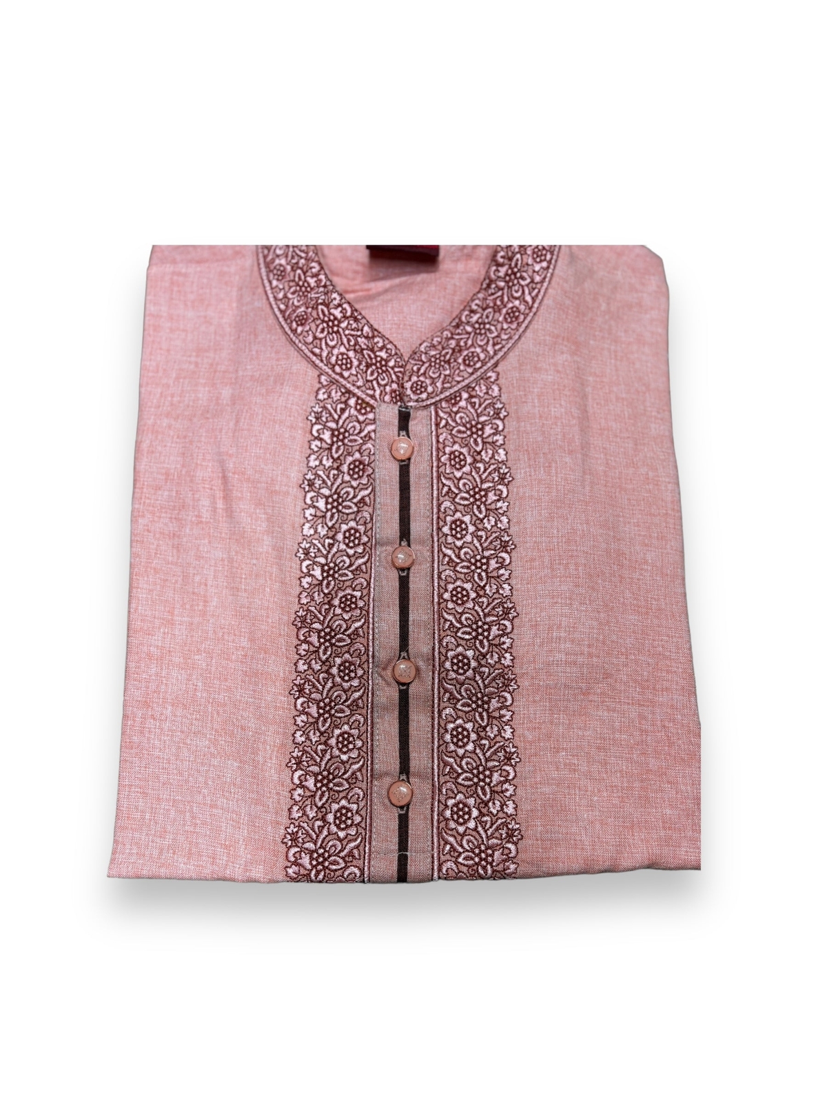 Light Pink- Soft Cotton Traditional Boys Kurta- 014