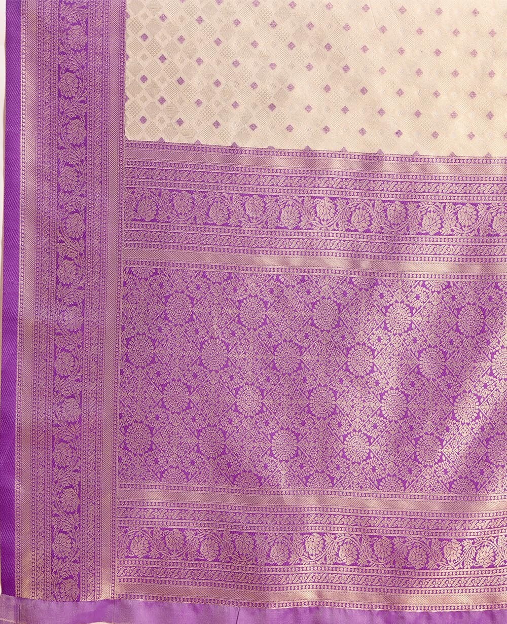 Women’s Kanjivaram Silk Mesmerizing Saree With Unstitched Blouse Piece