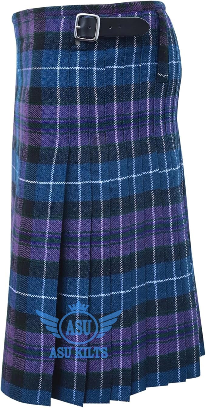 Scottish Handmade Traditional Pride of Scotland Tartan 8yard Tartan Kilt For Men