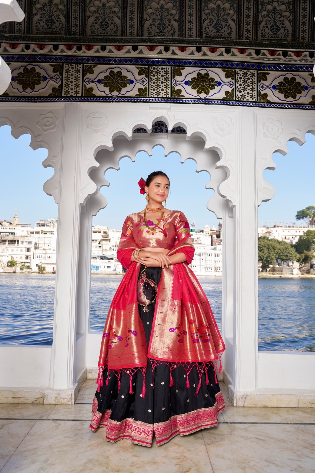 Readymade Lehenga choli For Women Stiched Wedding Lehenga Jequard Silk Lehenga