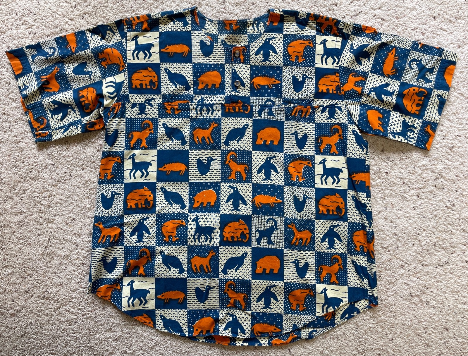 African Print Dashiki Shirt – Benin – AFRICAN ANIMALS