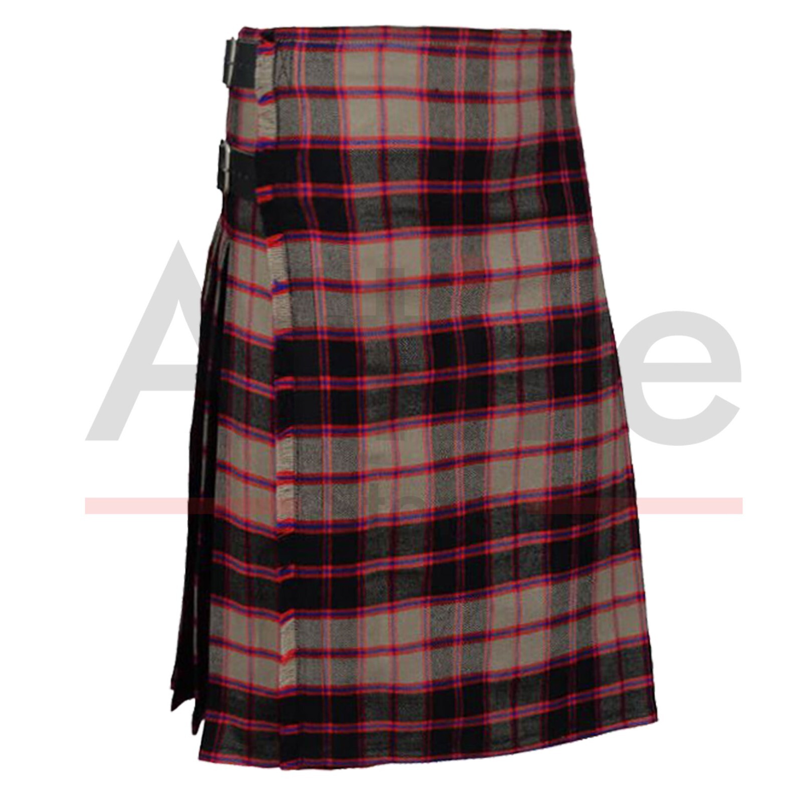 Scottish Handmade Traditional Macpherson Hunting Tartan Kilt- Clan Macpherson