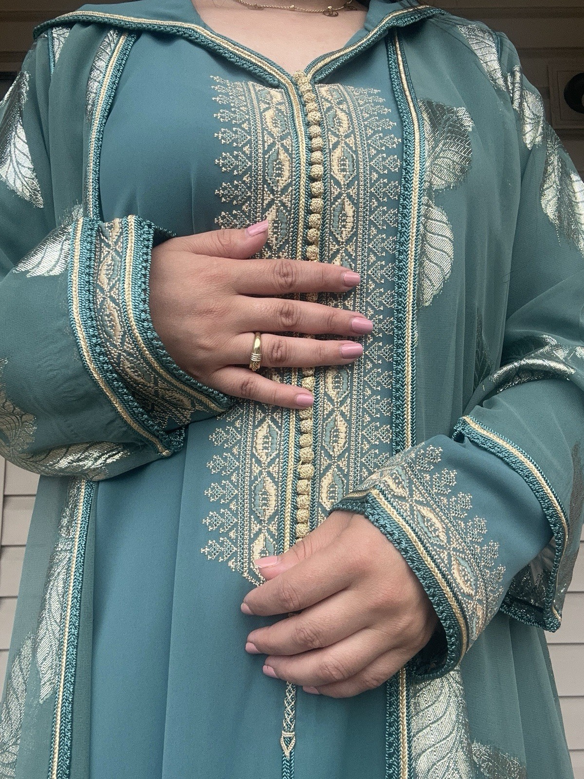 2-Piece Moroccan Jellaba Set – Handmade, Medium Size, Premium Quality Material