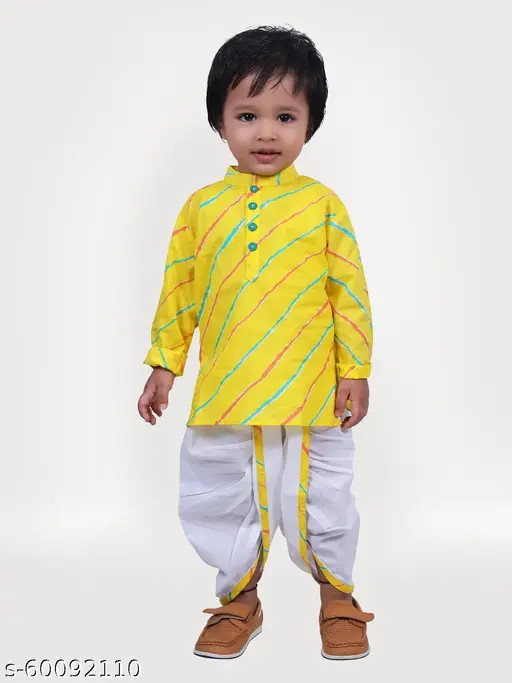 Kids kurta set for boys | cotton kurta set | festive wear Cotton Dhoti Set