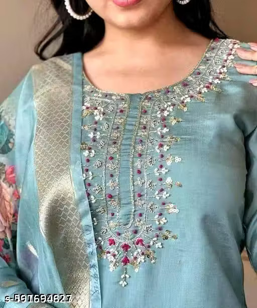 Ethnic Kids Kurta Set with Dupatta for Girls Party Wear & Diwali Festive Special