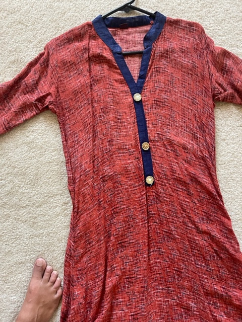 Women Bollywood Stitched Cotton blend Rayon Kurti dress Long Gown Multi color